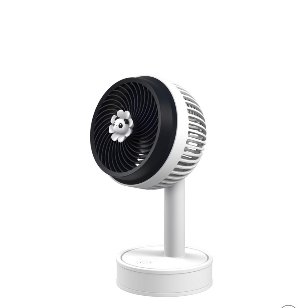 Black and White Desk Fan